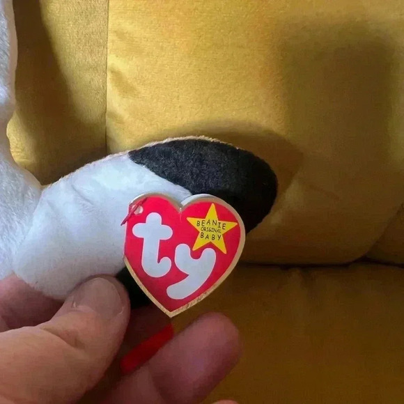 Ty Beanie Baby - Stilts The Stork Bird - MWMT's  / Mint 198 - Picture 2 of 3